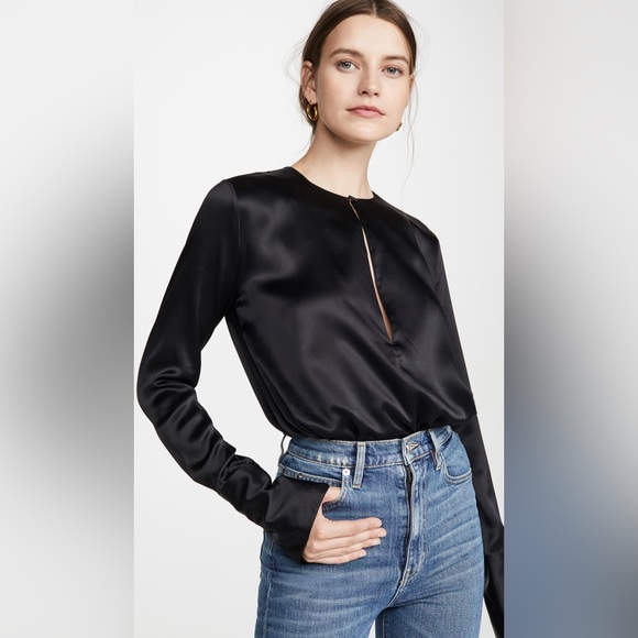 Alix NYC Suffolk Bodysuit Black NWOT - Picture 2 of 11